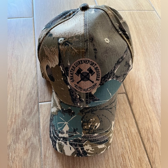 New camo baseball trucker hat greater Shreveport bossier auto auction - Picture 1 of 6